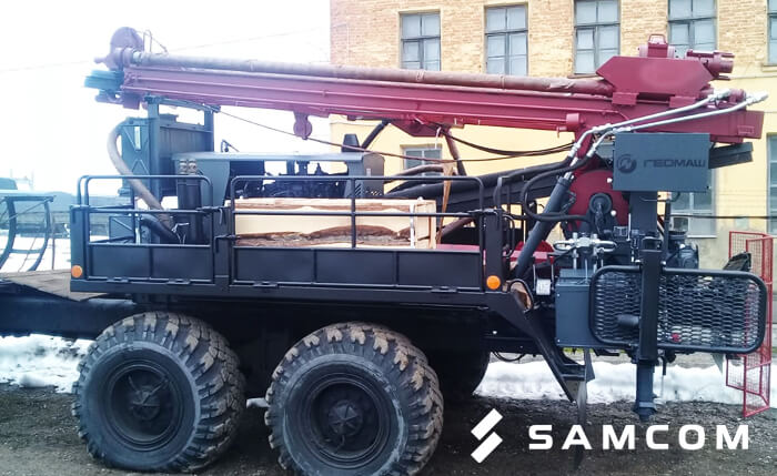 ГК SAMCOM перевезла буровую установку из России в Казахстан