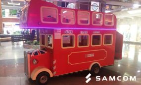 Доставка детского аттракциона «London Bus» в Алматы