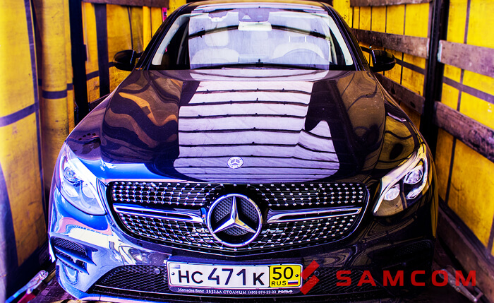 Перевозка Mercedes-Amg Glc 43 4matic Coupe из Москвы в Актау