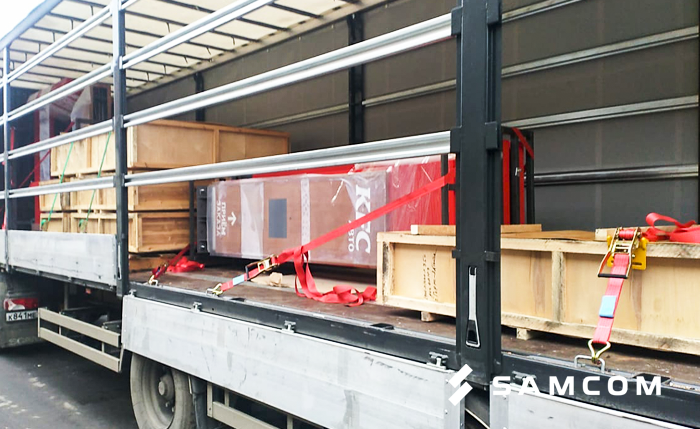 ГК SAMCOM доставила оборудование для строительства KFC Авто на Алтайский край