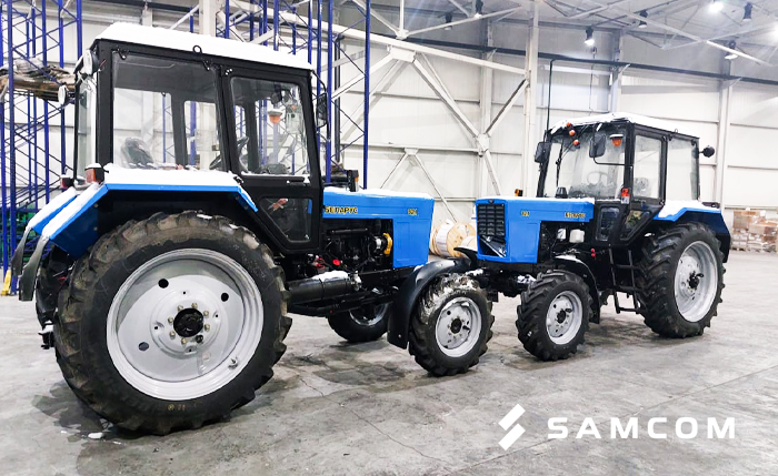 Перевозка трактора “Беларус – 82.1” с ГК SAMCOM