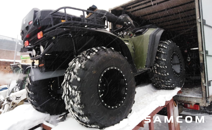 Снегоболотоход «Сокол 1.5» доставлен в Астану из Новосибирска
