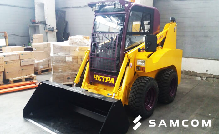 ГК SAMCOM доставила мини-погрузчик из Саранска в Аксу